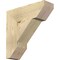 Ekena Millwork Traditional Slat Rough Sawn Bracket, Douglas Fir, 6"W x 20"D x 20"H BKT06X20X20TRA06RDF - alternate 1
